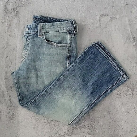 7 For All Mankind Light Blue Ankle Jeans Size 31 - Picture 3 of 6